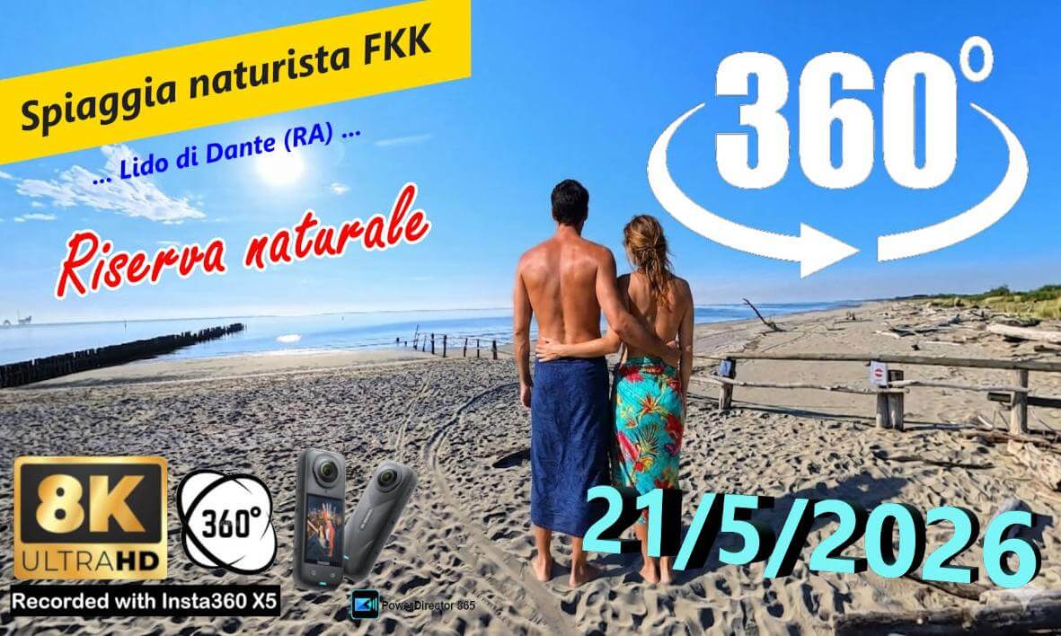 Spiaggia naturista FKK - Lido di Dante (RA) - 21 maggio 2026