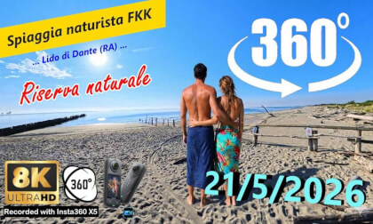 Spiaggia naturista FKK - Lido di Dante (RA) - 21 maggio 2026
