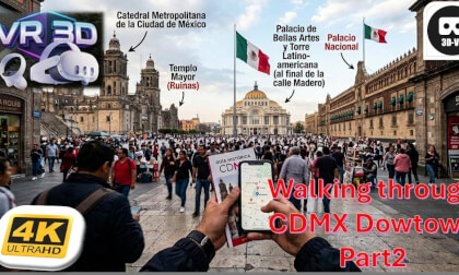 3D Walking Tour CDMX Downtown Parte 2