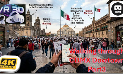 3D Walking Tour CDMX Downtown Parte 3