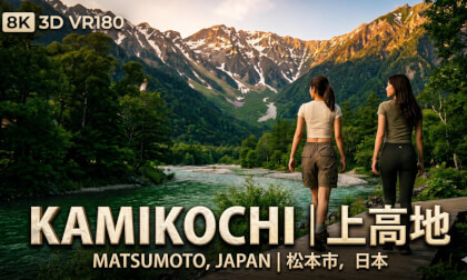 8K3D VR180 | Lost in Kamikochi, Japan: The Emerald Sanctuary | 日本上高地：风与溪流的翡翠隐境