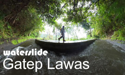 Part 1/2_Irrigation canal turns into Water Slide