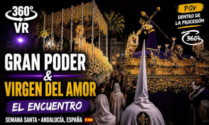 POV Witnessing a Holy Week Encounter 🇪🇸 | Gran Poder & Virgen del Amor 360° VR