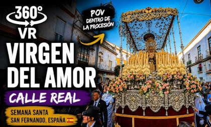 POV Walking with Virgen del Amor 🇪🇸 | Calle Real 360° VR Experience
