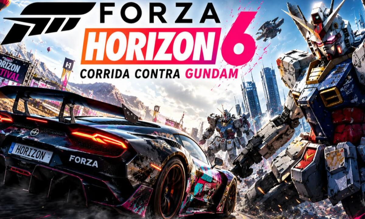 Forza Horizon 6 – Gundam Robot Racing Gameplay (8K 60FPS)