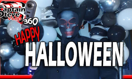 360 VR Video King Billy Halloween 2022 Captain Steve Vlog Northampton At Night Tour UK