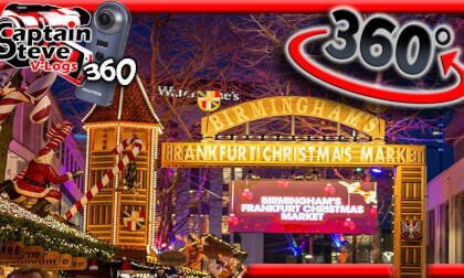 360 Walking Tour Birmingham Xmas German Market Festive Vibes Tour Captain Steve & Manila London VLOG