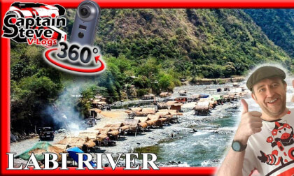 360 Panoramic View ng Labí River Vega sa Pilipinas- 360 Degree Footage in the Philippines