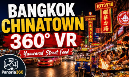 Bangkok Chinatown 360° VR | Yaowarat Street Food & Neon Walk