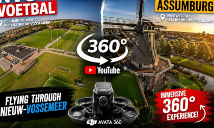Flying Through NVS Voetbal & Molen Assumburg in 360° 🇳🇱