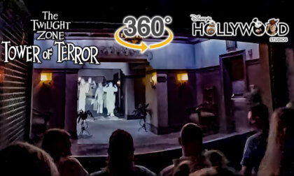 VR 180 The Twilight Zone Tower of Terror On Ride Low Light POV Walt Disney World 2025 11 18