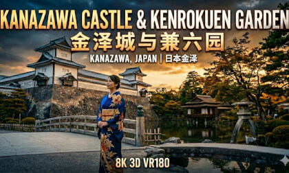 8K3D VR180 | Japan Kanazawa Castle & Kenrokuen | 日本金泽城与兼六园