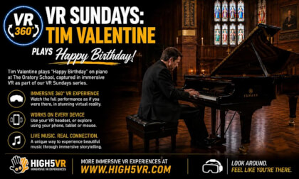 🎹 Tim Valentine Plays Happy Birthday | A Special VR Music Experience 🎂