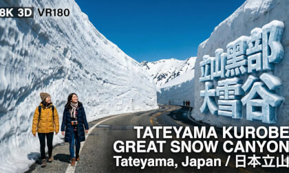 8K3D VR180 | Echoes of the Snow Wall: Tateyama Kurobe, Japan | 雪墙的回声：日本立山黑部