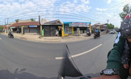 Riding Through Pangalengan Indonesia | Family Motovlog VR 360 Part 1