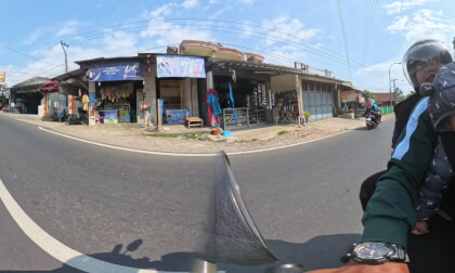 Riding Through Pangalengan Indonesia | Family Motovlog VR 360 Part 2