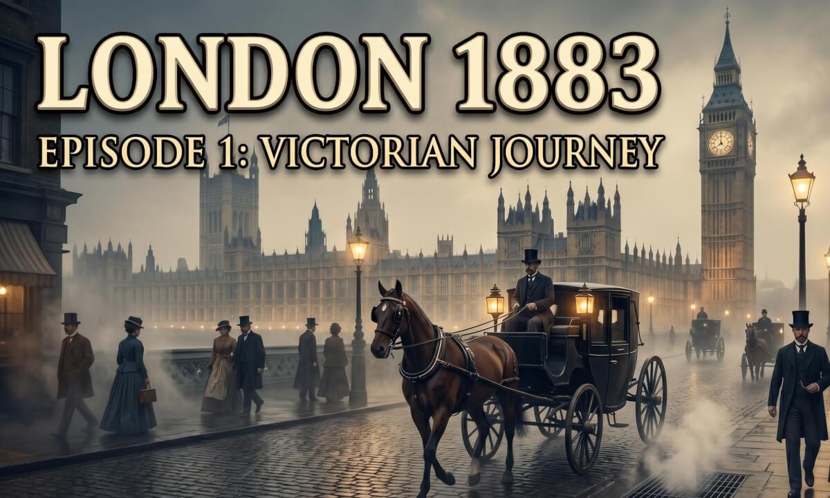 🎩 London Town 1883: A 3D-Parallax Journey into Victorian England | Episode 1 (Overview)