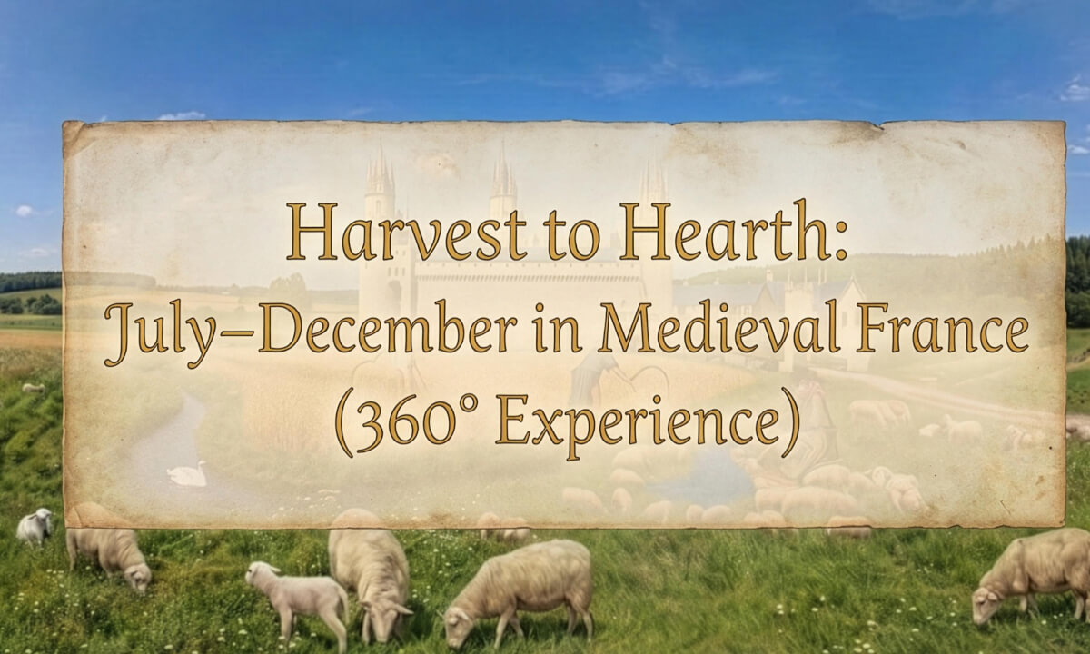 Middle Age France EP2: July - December (English Soundtrack) | 360° VR Living History