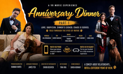 Anniversary Dinner Part 1 is a fun, 360-degree romp that examines a marital misunderstanding from the POV of Rufus the dog