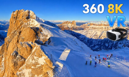 Epic VR Ski Descent: La Bellunese – Marmolada to Malga Ciapela 🇮🇹 | Queen of the Dolomites