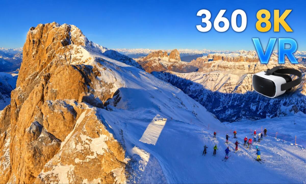 Epic VR Ski Descent: La Bellunese – Marmolada to Malga Ciapela 🇮🇹 | Queen of the Dolomites