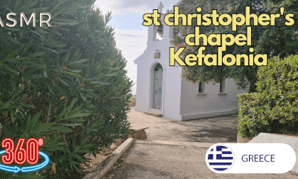 Sunset Greece Islands, Kefalonia, St. Christopher's Chapel in 360, ASMR 5 Aug 2023 Sunset Greece Islands, Kefalonia, St. Christopher's Chapel in 360, ASMR 5 Aug 2023