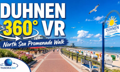Duhnen Cuxhaven 360° VR | North Sea Promenade Walk Germany
