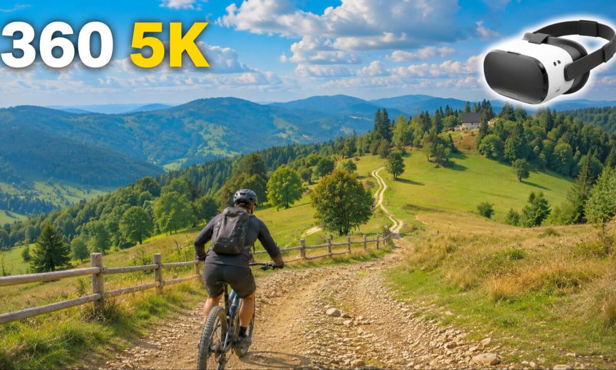 Beskid Mountains Bike Ride 🇵🇱 | Zapolanka Pass Downhill in 360 VR