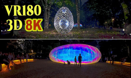 TOKYO Shinjuku LIGHTS 2026 , Light art installations displayed in Shinjuku Central Park Tokyo , JAPAN