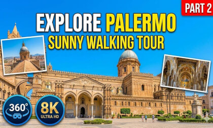 Exploring Beautiful  Sicily - Palermo part.2 - 8K 360° VR