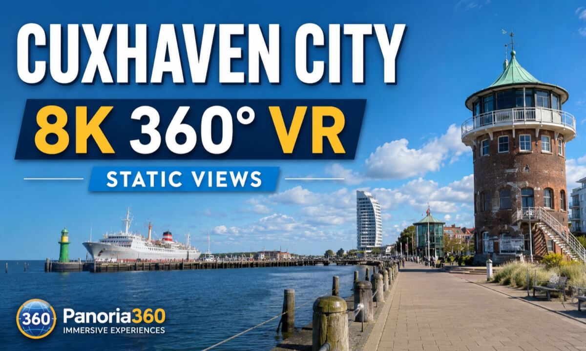 Cuxhaven City 360° VR | Calm Static 8K Views Germany
