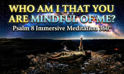 Who Am I That You Are Mindful of Me? | Psalm 8 Immersive Meditation 360° VR
