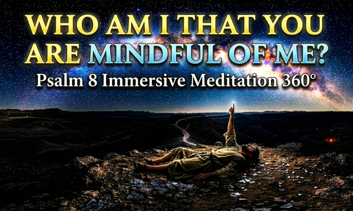Who Am I That You Are Mindful of Me? | Psalm 8 Immersive Meditation 360° VR