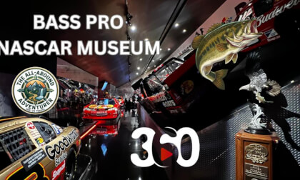 Explore the Bass Pro NASCAR Museum in 360° | Immersive Walkthrough & Famous Cars
