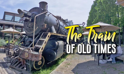 An old train carrying the wind of years.