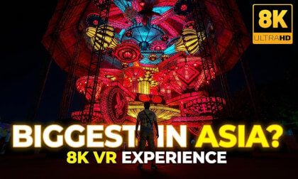 🏮 South Asia's Largest & beautiful Vesak Lantern 😲 | 8K 360 VR Experience 🇱🇰