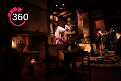 360º Ride on Spaceship Earth at Epcot