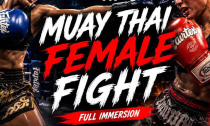 VR 180 Muay Thai Fight | Two Female Fighters in Intense Ring Battle Experience