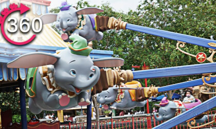 360º Ride on Dumbo at The Magic Kingdom VR Video 360º Ride on Dumbo at The Magic Kingdom VR