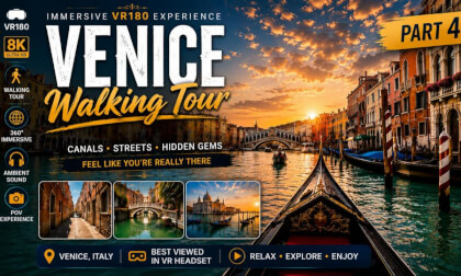 Venice VR180 8K Part 4 🇮🇹 Lost in Venice Canals & Hidden Streets