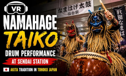 Powerful Namahage Drummers Shake Sendai Station | Tohoku Japan Culture
