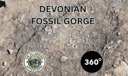 Walking on a 375 Million-Year-Old Ocean Floor! | Devonian Fossil Gorge 360° VR Tour