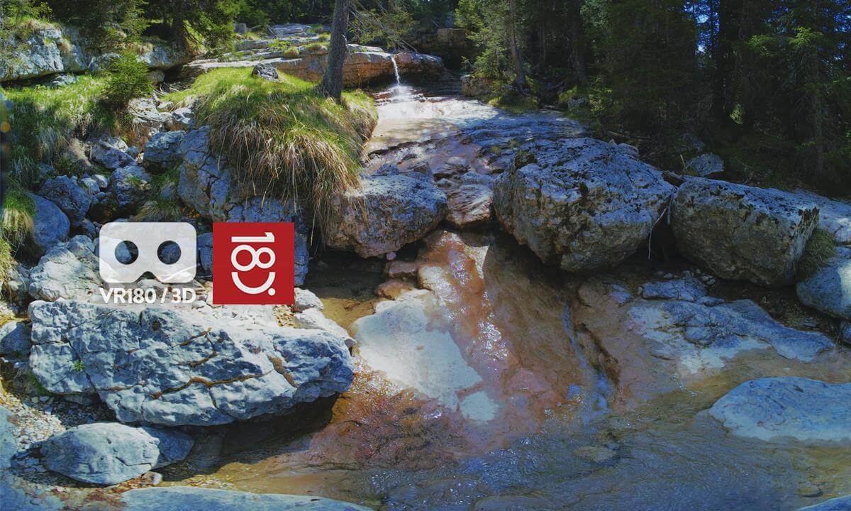Dolomites Springwater: Relaxing Nature Sounds in VR180
