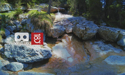 Dolomites Springwater: Relaxing Nature Sounds in VR180