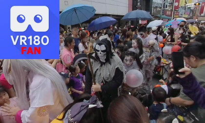 (3D VR180) Halloween@FuZhong, Taiwan, 2024
