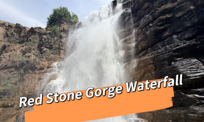 Red Stone Gorge Waterfall