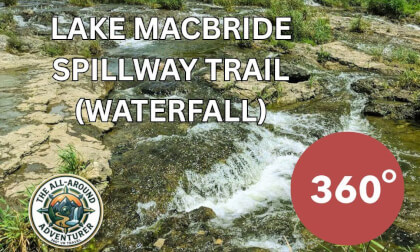 Explore Lake Macbride State Park in 360° VR! | Dam Walk, Overlook & Waterfall