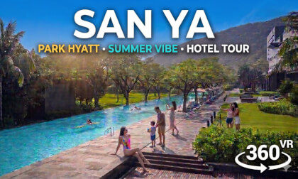 【360° VR】I Sneaked You Into Sanya, China’s Most Luxurious Resort Park Hyatt & Swim in Its Most Beautiful Pool! 8K 3D