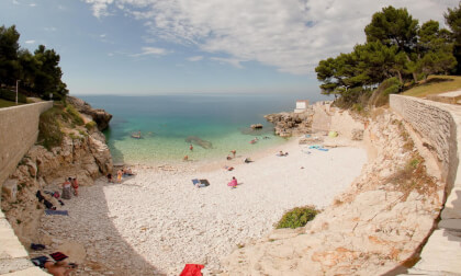 Hidden Beach Paradise 🌊  Crystal Clear Adriatic Sea in 8K VR180