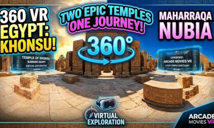 2 Ancient Egyptian Temples in One 360° VR Tour | Maharraqa Nubia + Temple of Khonsu Karnak